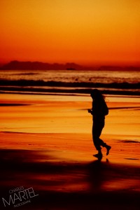 Jogging sur la plage - Californie